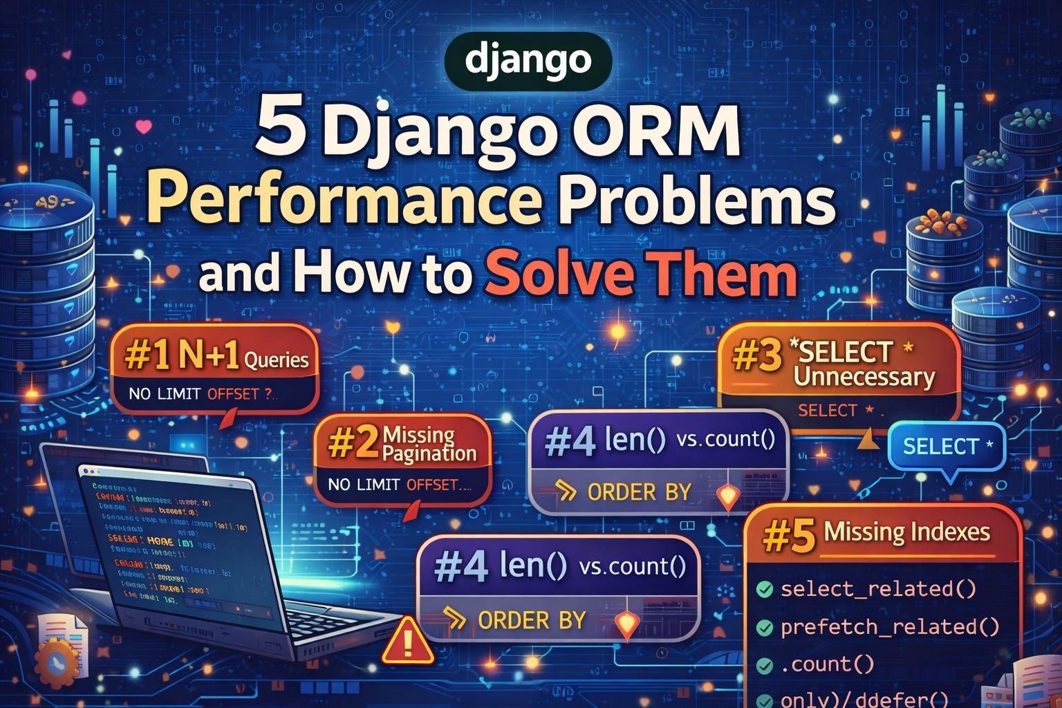 5 Django ORM Performance Problems and How to Solve Them